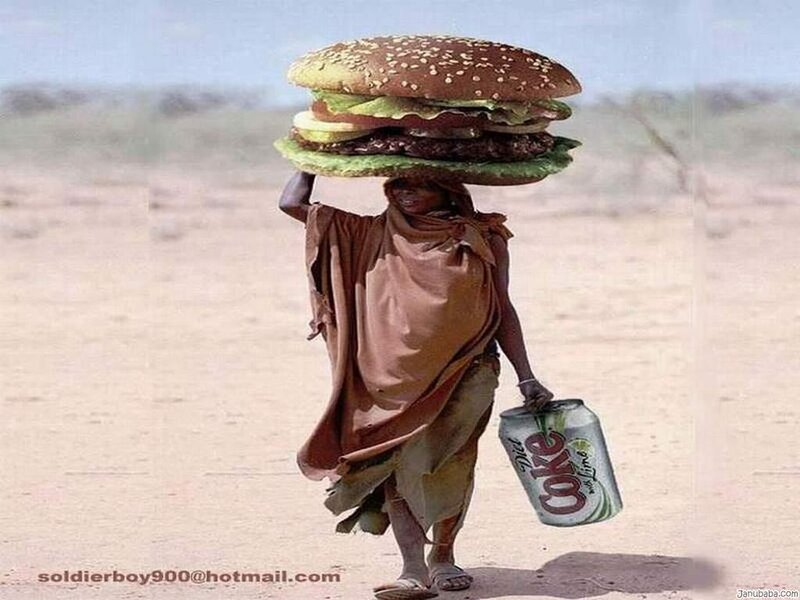 Person Carrying Burger