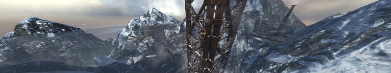 Person Climbing Tower — Gray