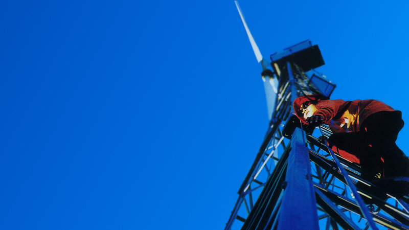 Person Climbing Tower
