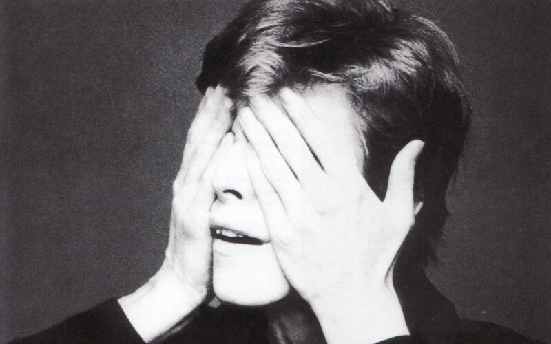 Person Covering Face — Black, Dramatic