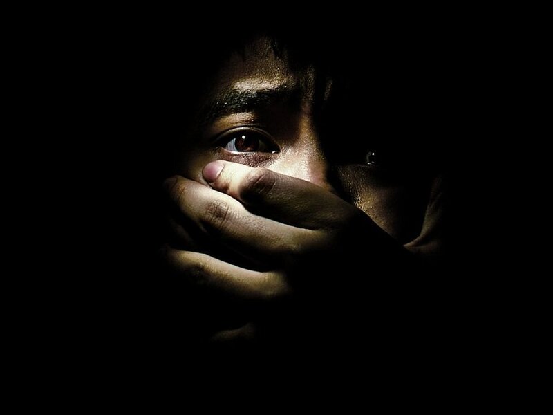 Person Covering Mouth