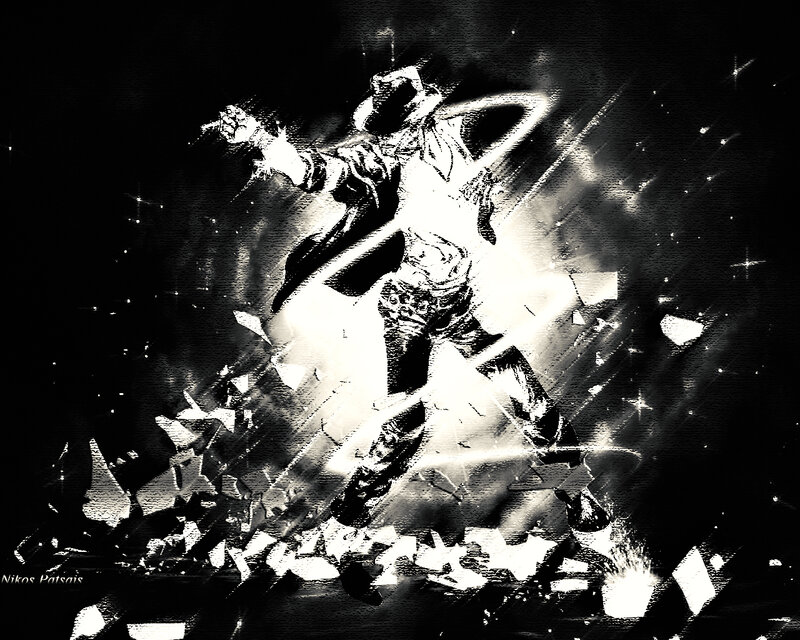 Person Dancing on Stage — Black