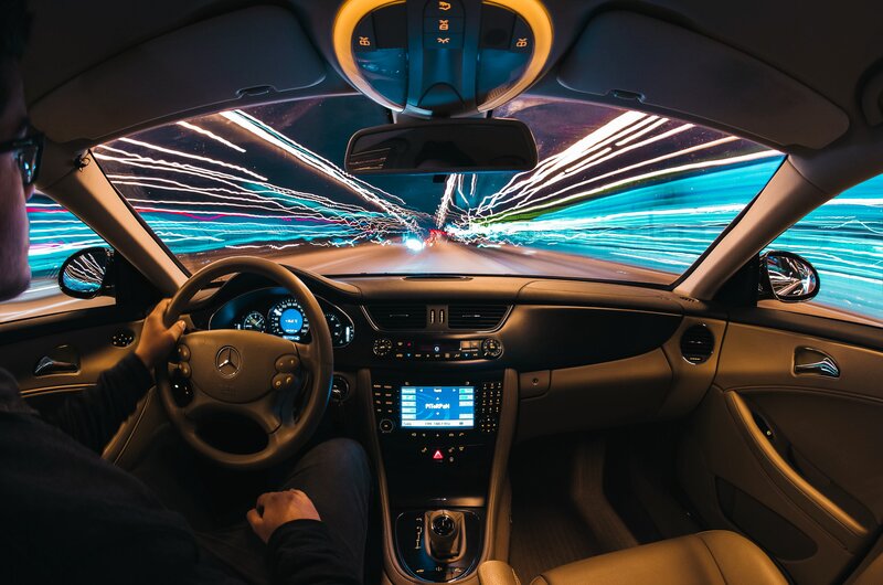 Person Driving Car — Black, Dynamic