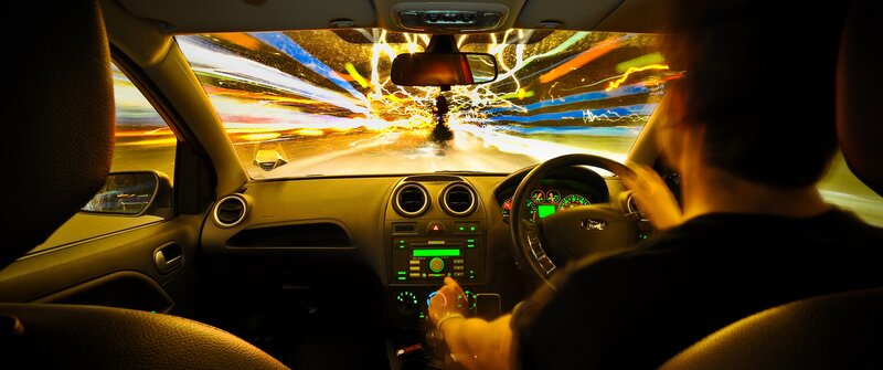 Person Driving Car