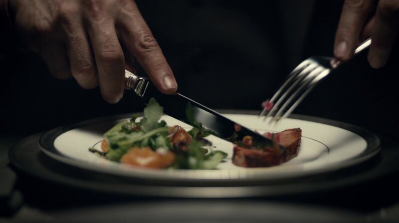 person eating a meal