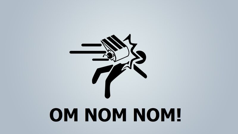 person eating sandwich