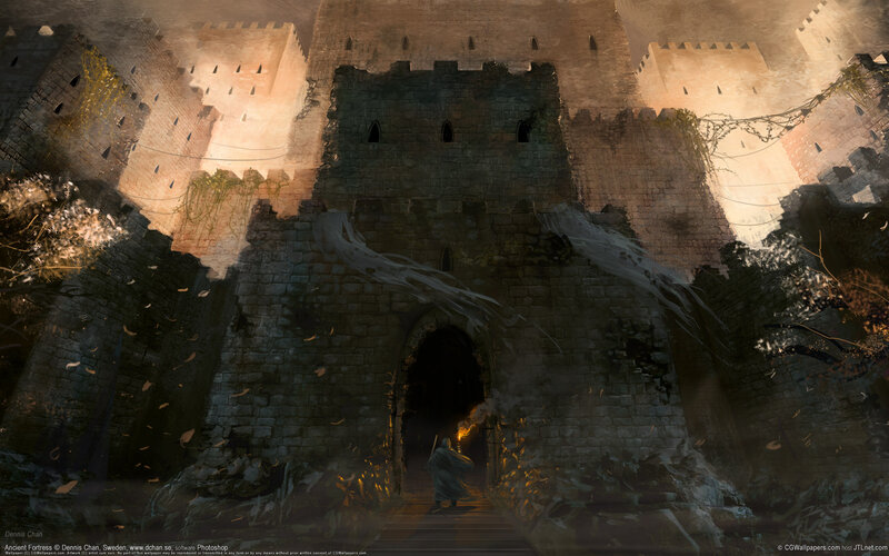 Person Entering Fortress
