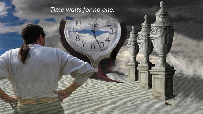 Person Facing Clock