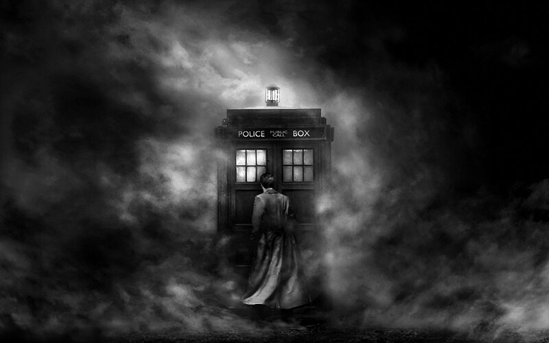 Person Facing Police Box