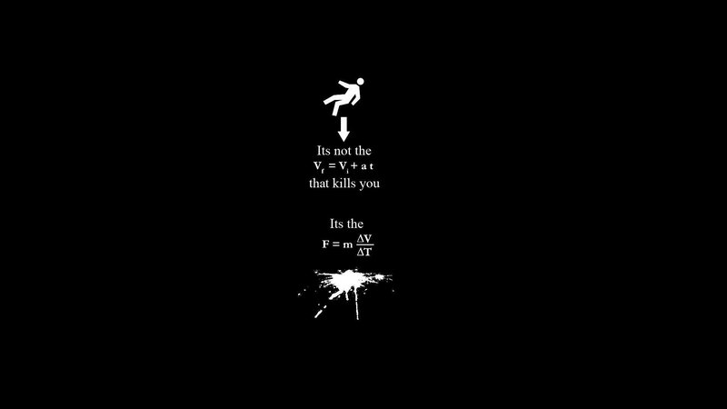 Person Falling and Splatter