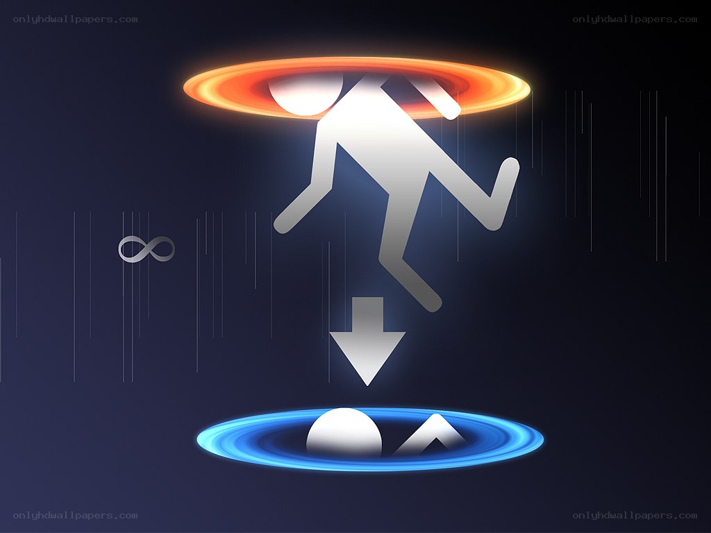 person falling into black hole