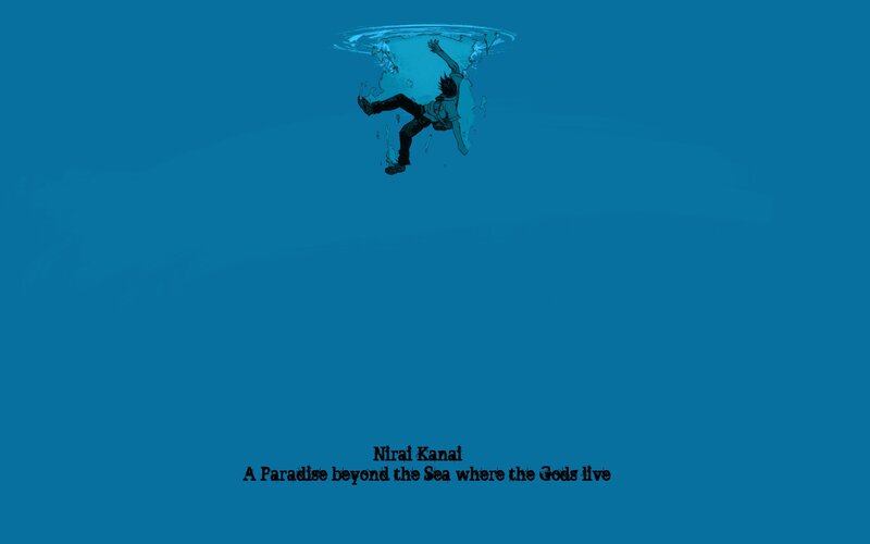 person falling into the sea