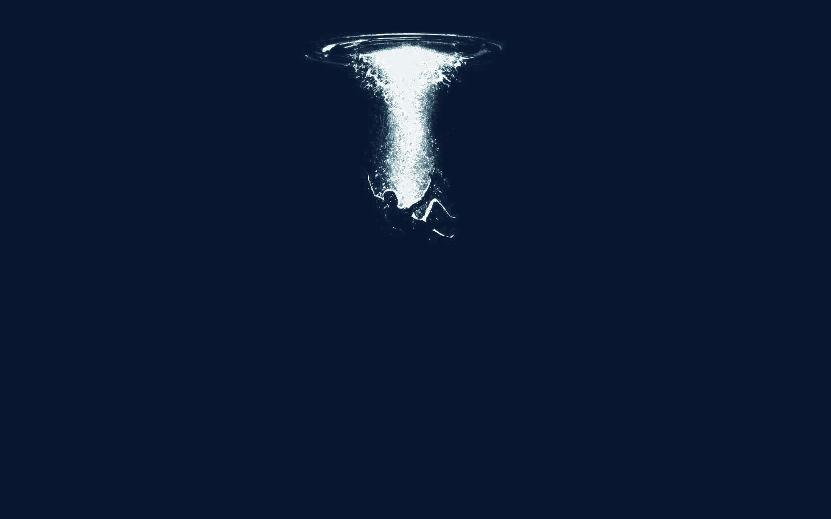 person falling into water