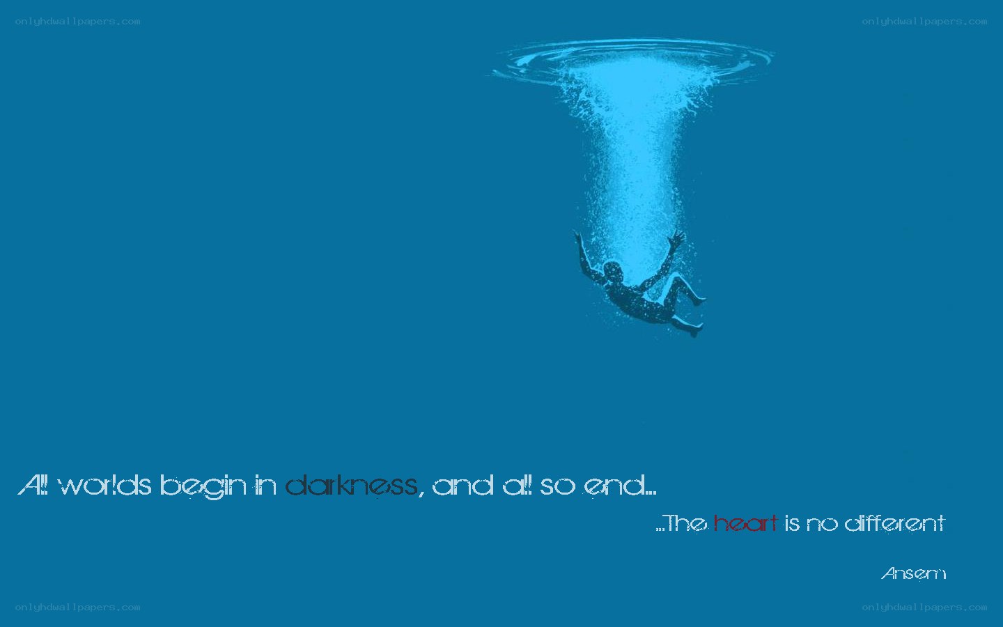 person falling into water