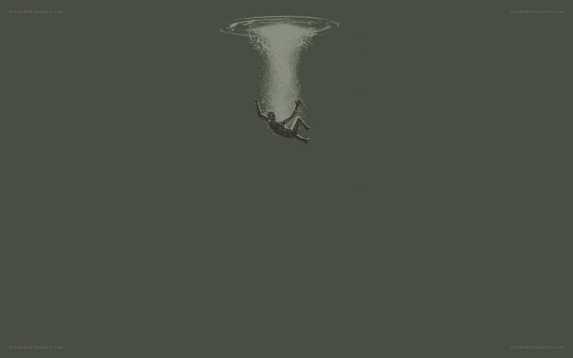 person falling into water