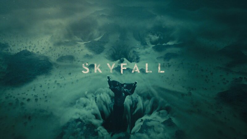 Person Falling Through Sky — Green