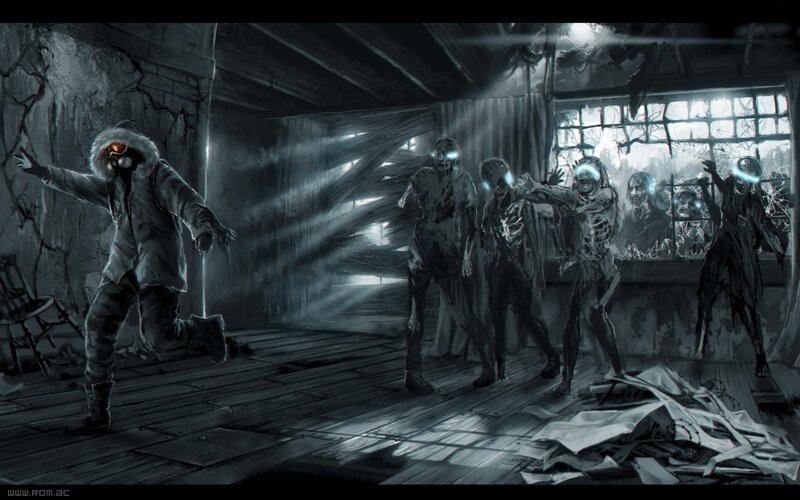 Person Fleeing Zombies