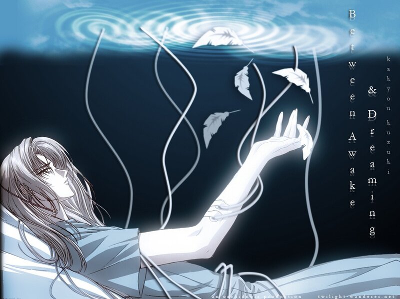 Person Floating Underwater — Blue, Serene