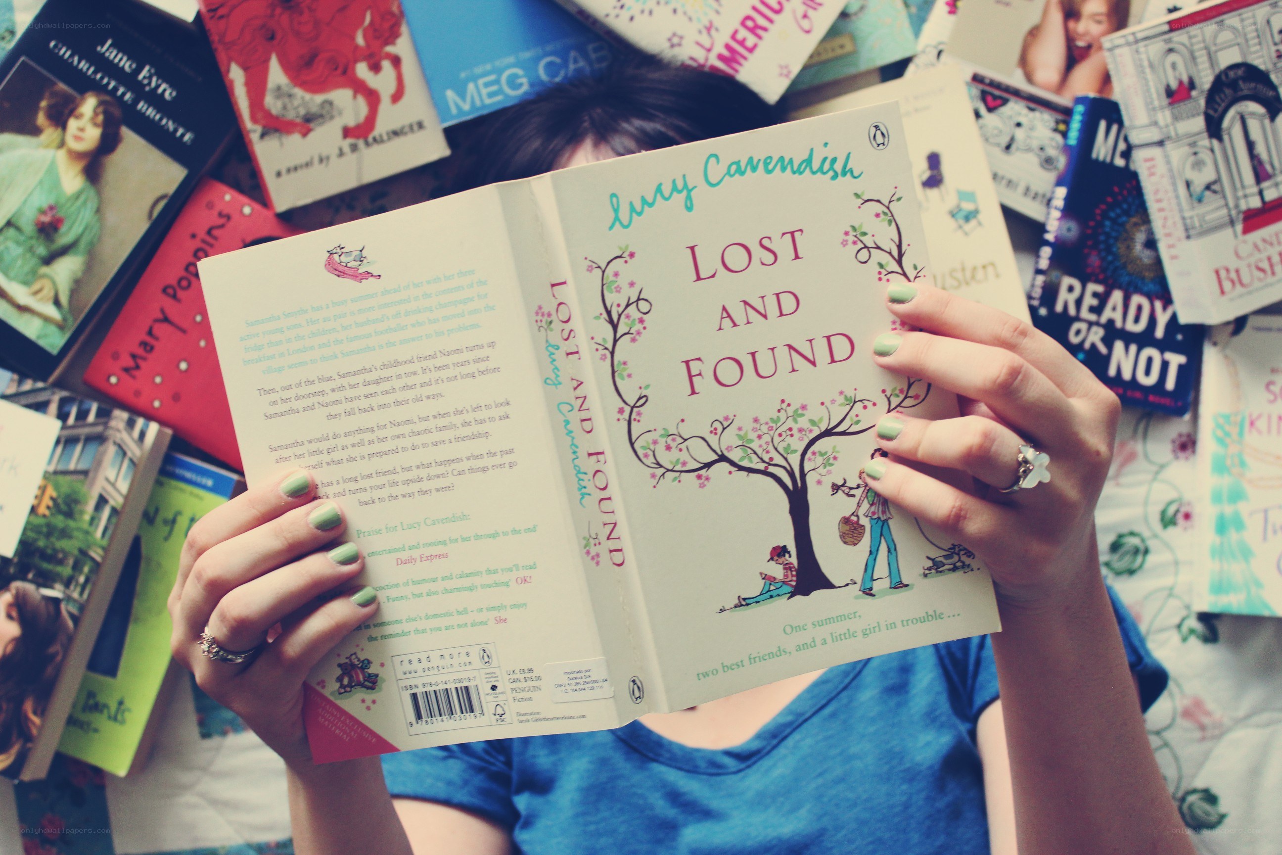 person holding a book