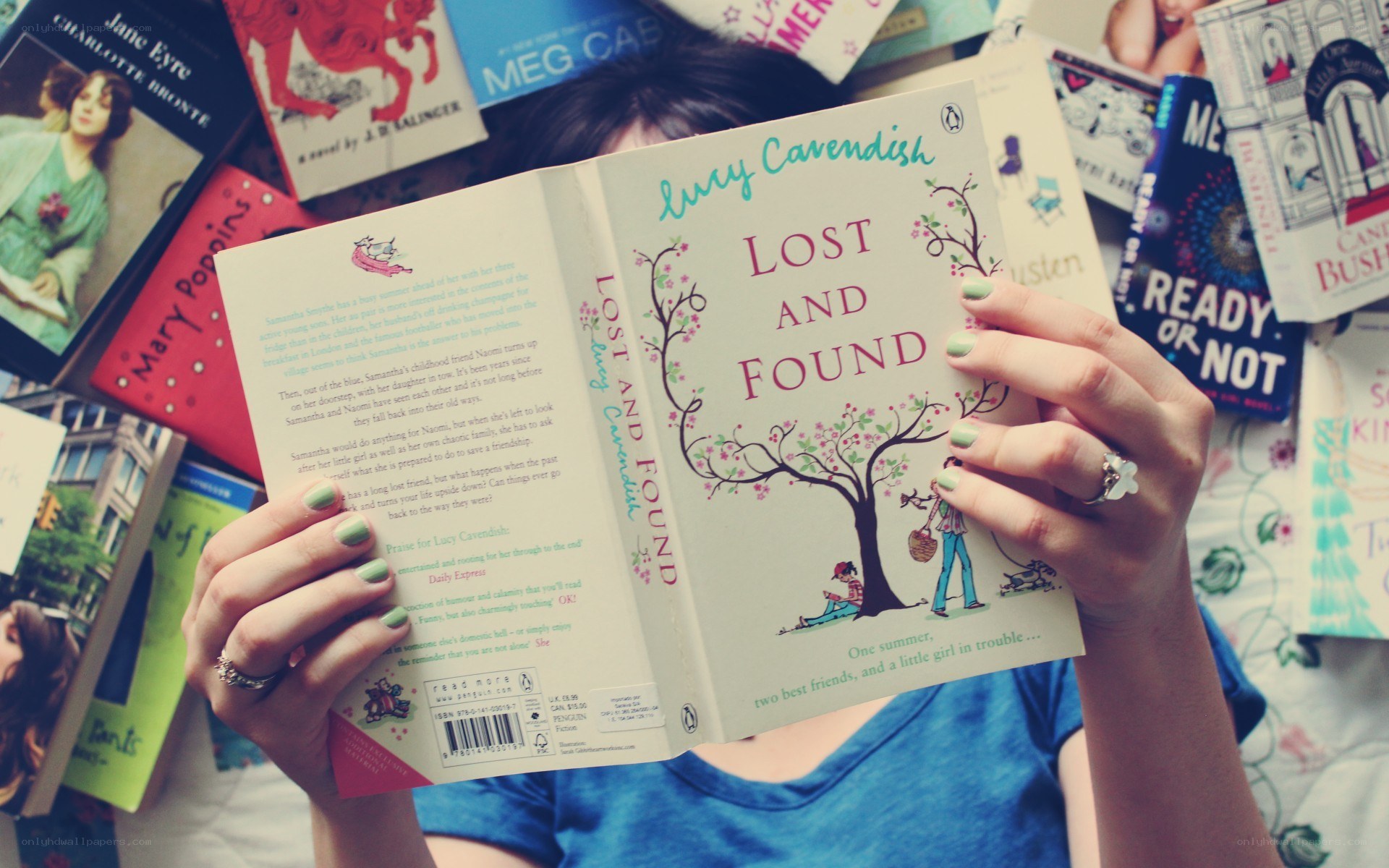 person holding a book