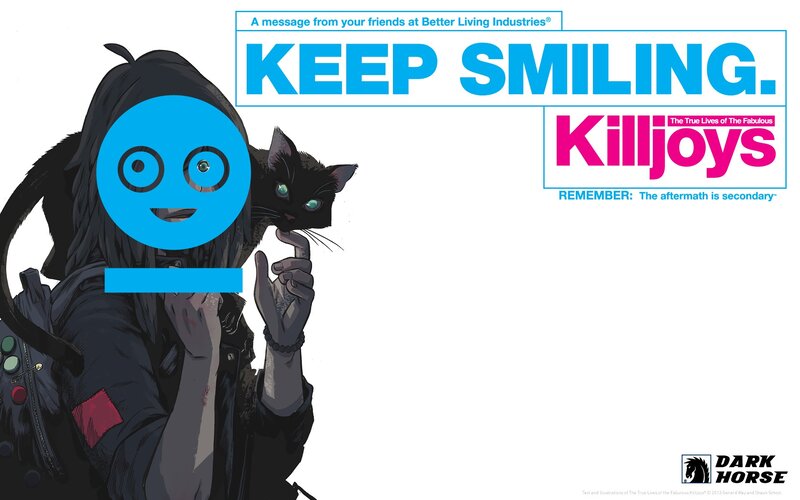 Person Holding a Cat — Blue