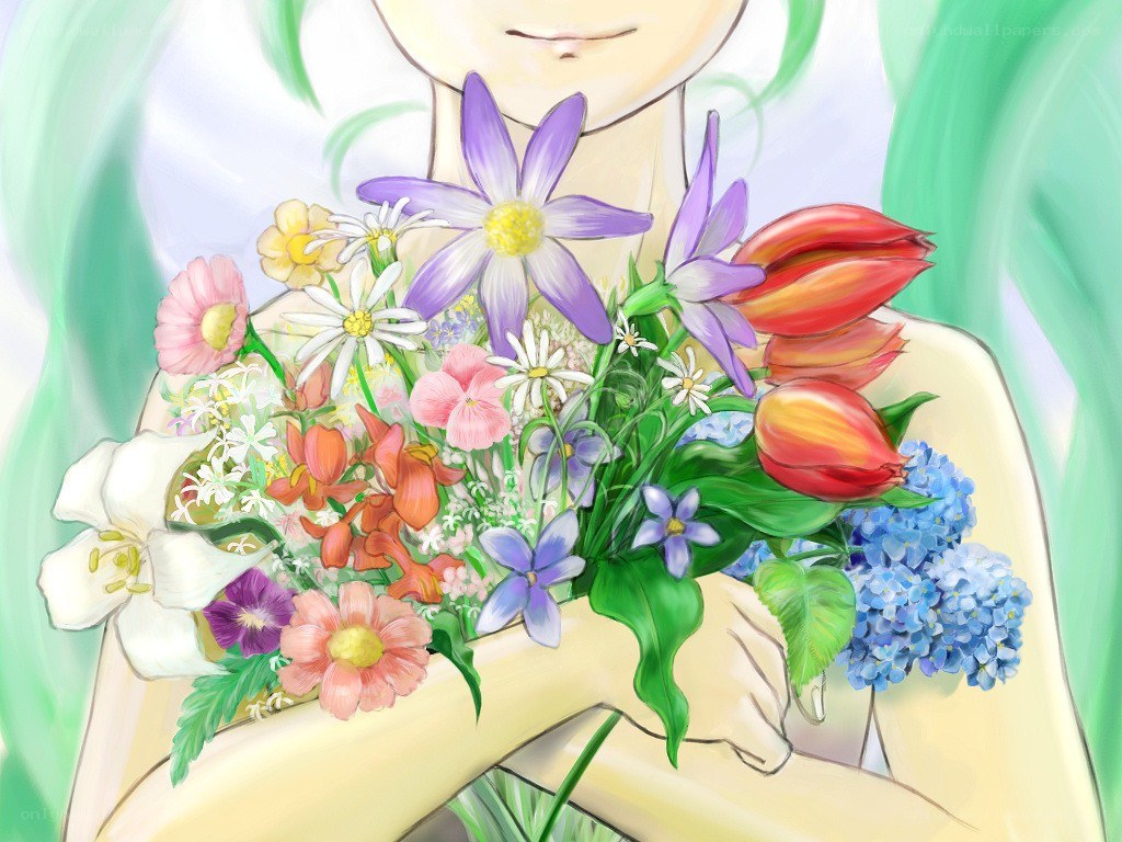 person holding a flower bouquet