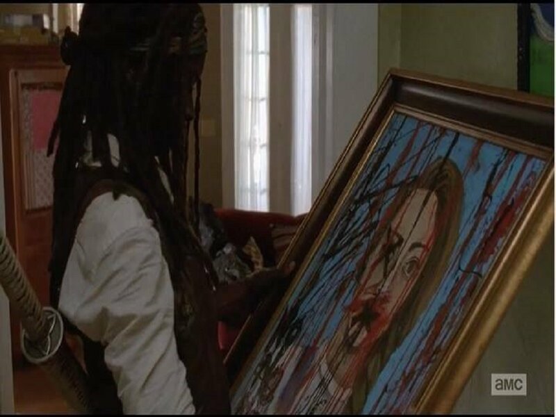 Person Holding a Painting