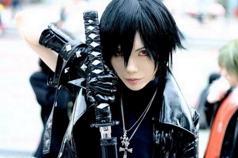 Person Holding a Sword — Black