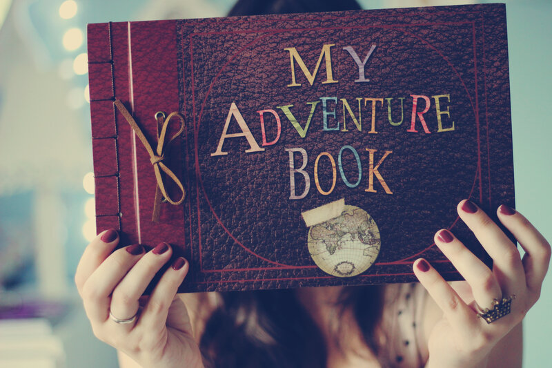 Person Holding Book — Brown