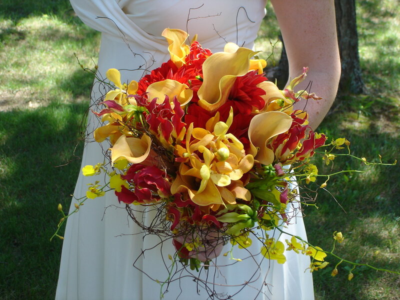 Person Holding Bouquet