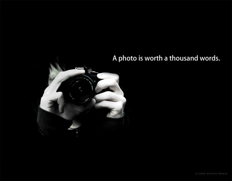person holding camera