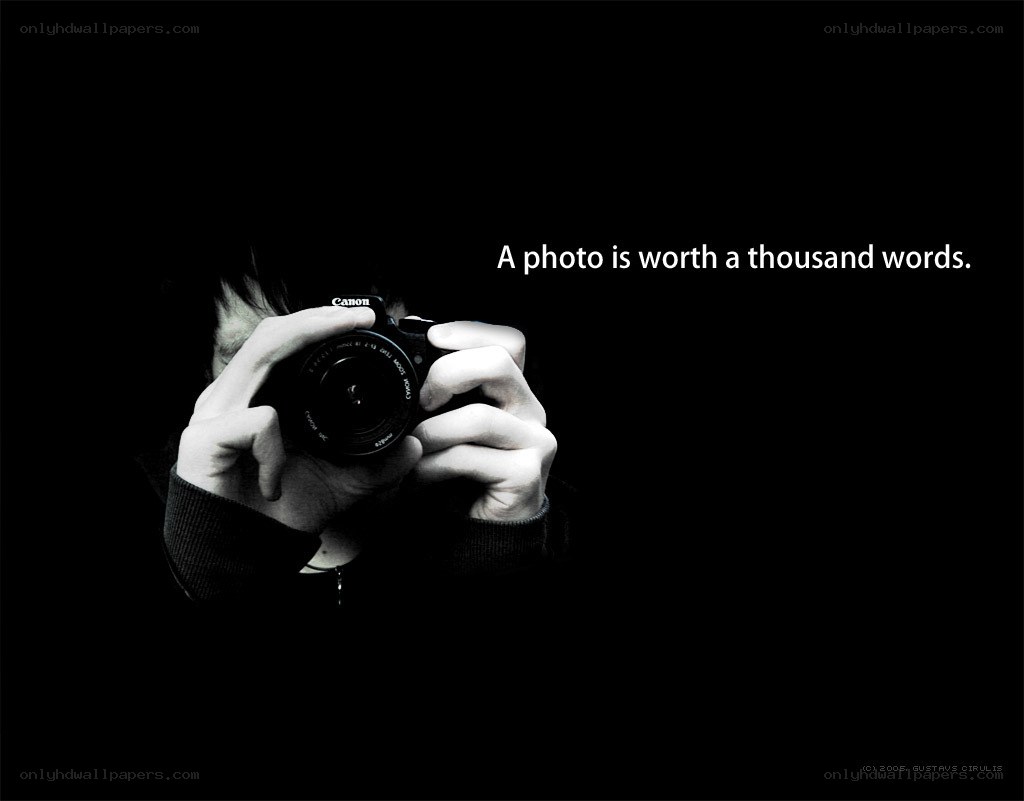 person holding camera