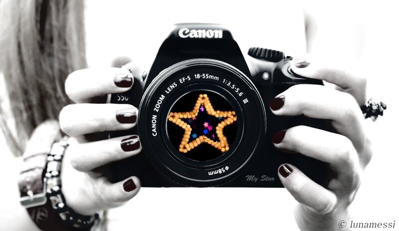 Person Holding Camera — Black, Dramatic, Photograph