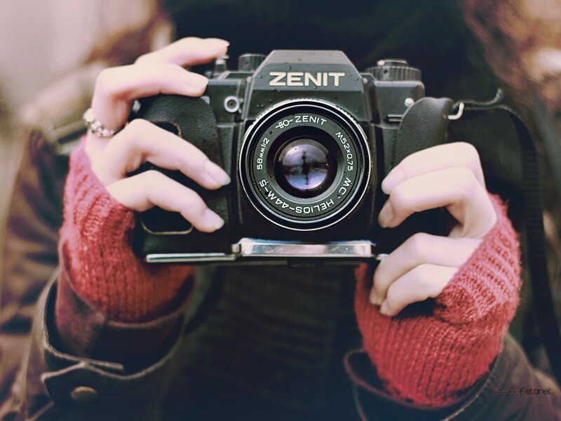 Person Holding Camera — Hands