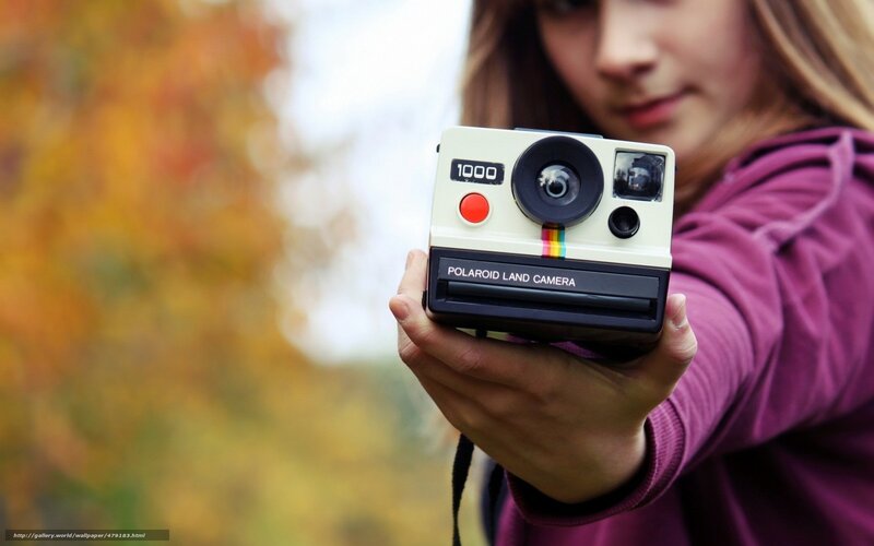 Person Holding Camera — Purple
