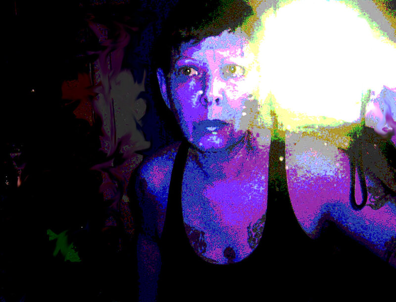 Person Holding Flashlight