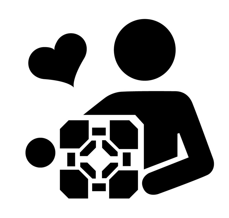person holding gift with heart