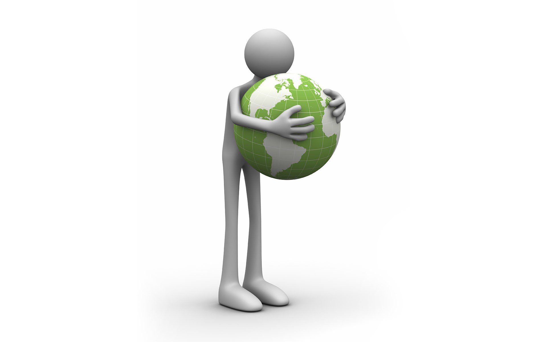 person holding globe