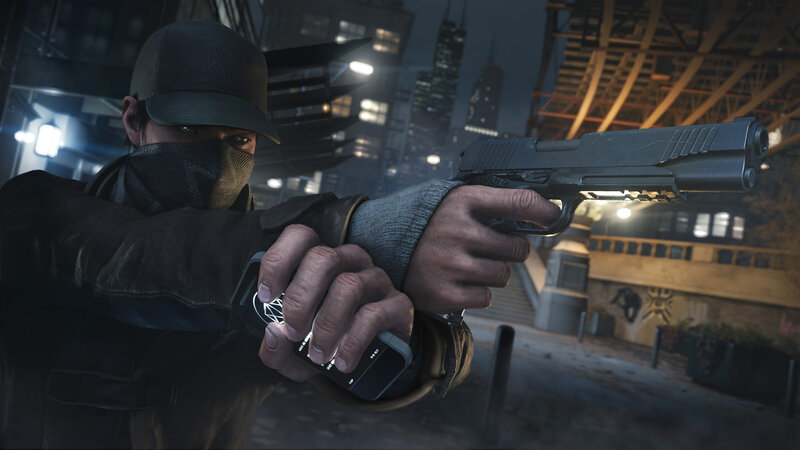 Person Holding Gun — Black