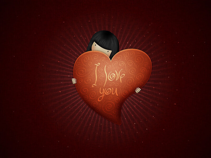 Person Holding Heart — Red, Romantic