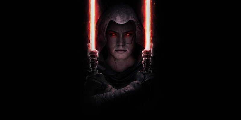 Person Holding Lightsabers