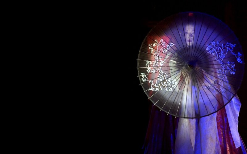 Person Holding Parasol
