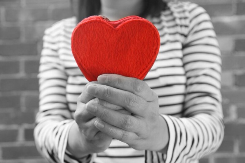 Person Holding Red Heart — Calm