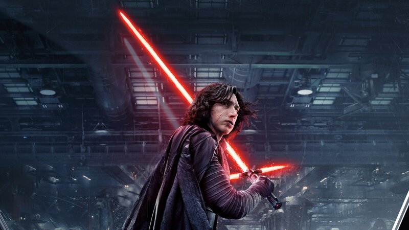 Person Holding Red Lightsabers