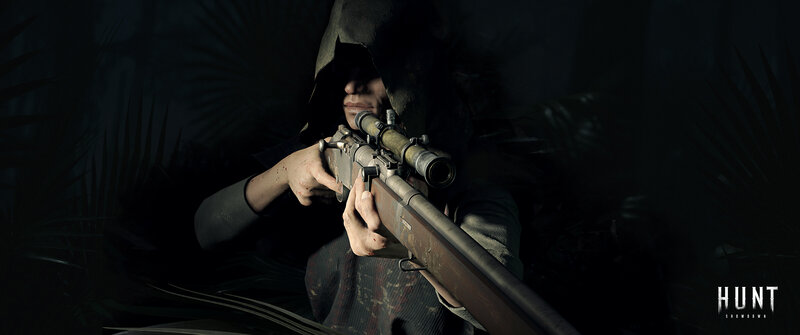 Person Holding Sniper Rifle — Black