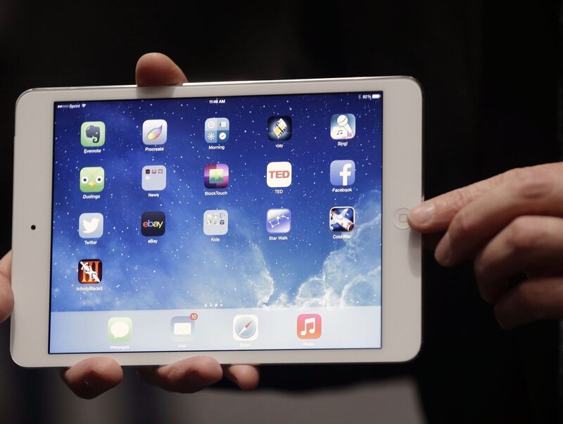 Person Holding Tablet — White