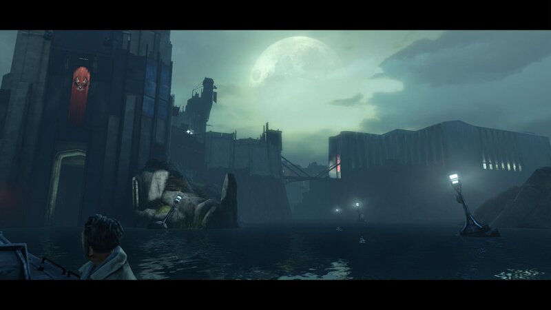 Person in a Boat — Blue, Dark, Mysterious