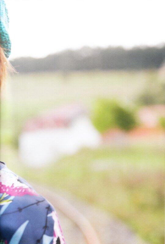 person in a field