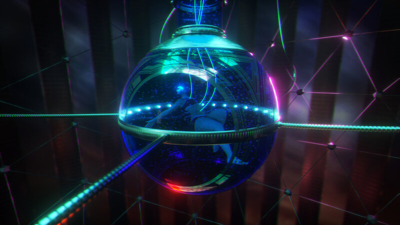 Person in a Glass Sphere