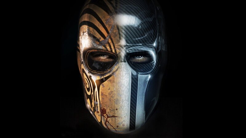 Person in a Mask — Black, Dark, Dramatic